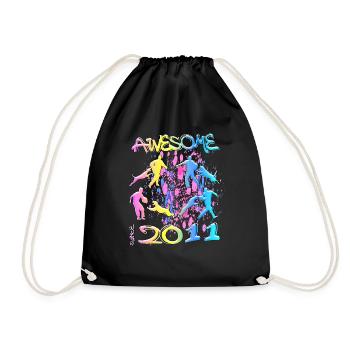 Génial depuis 2011. Agilité, Hundetraining - Sac de sport léger - noir - Devant