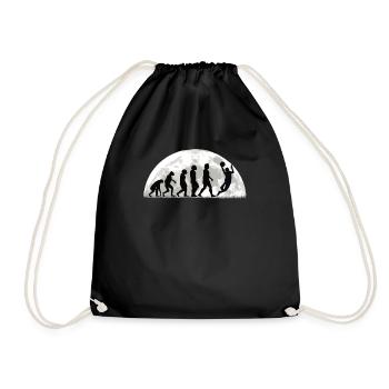Idée cadeau basket-ball Sports Design - Sac de sport léger - noir - Devant