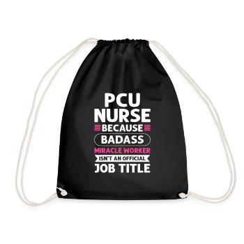 Pcu Krankenschwester Miracle Worker. Pcu - Turnbeutel - Schwarz - Vorne