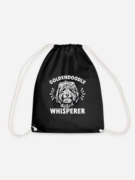 Goldendoodle Doodle Hund - Turnbeutel - Schwarz