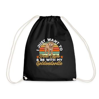 Goldendoodle Doodle Chien - Sac de sport léger - noir - Devant