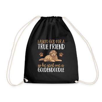Goldendoodle Doodle Chien - Sac de sport léger - noir - Devant
