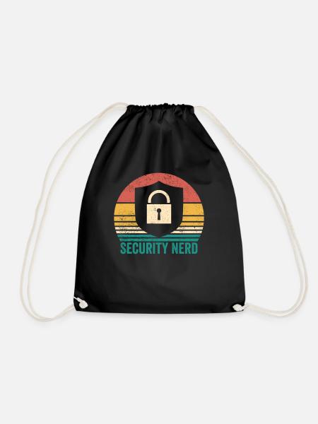 Cybersecurity Computersicherheit Cybersecurity - Turnbeutel - Schwarz