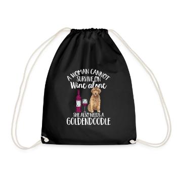 Goldendoodle Doodle Chien - Sac de sport léger - noir - Devant