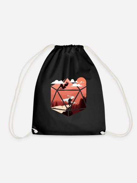 RPG RPG jeux de rôle sur table jeu de rôle de joueur - Sac de sport léger - noir