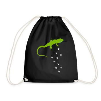 Lézards Herpétologie Reptiles Lézard Amour - Sac de sport léger - noir - Devant