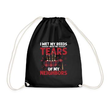 I Wet My Reeds With The Tears Of My Neighbors Bagp - Turnbeutel - Schwarz - Vorne
