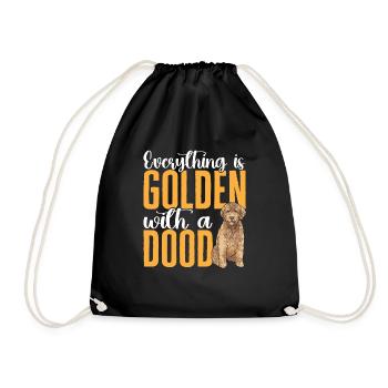 Goldendoodle Doodle Chien - Sac de sport léger - noir - Devant