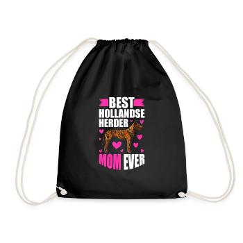 Meilleure maman éleveuse Hollandse de tous les temps - Sac de sport léger - noir - Devant
