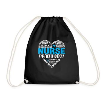 Importance infirmière - Sac de sport léger - noir - Devant