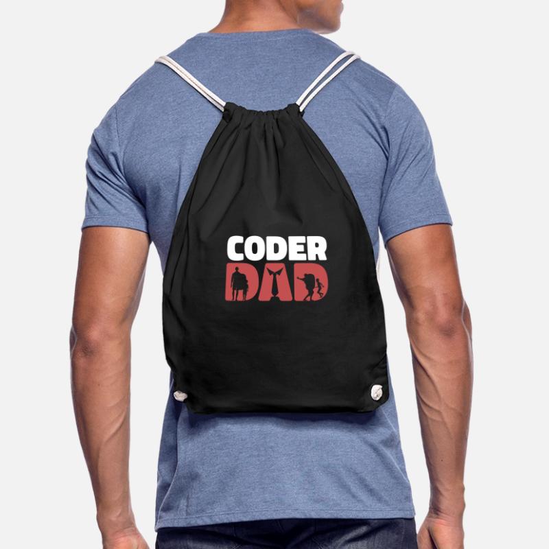 Entwickler Coder Programmierer Papa Coding Turnbeutel