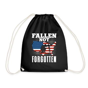 N’oubliez pas de plaire aux vétérans du Memorial Day Milit - Sac de sport léger - noir - Devant