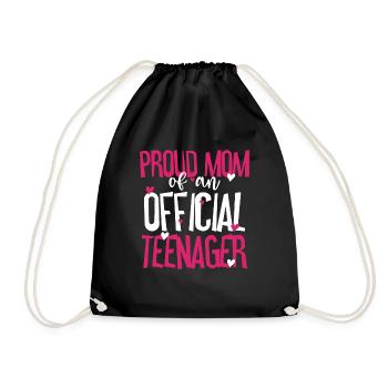 Fière maman d’un adolescent officiel pour ses 13 ans - Sac de sport léger - noir - Devant
