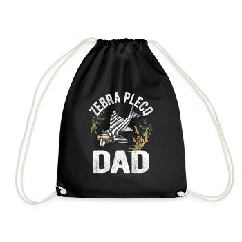 Poisson-chat zèbre Papa Hypancistrus Poissonnier - Sac de sport léger - noir - Devant