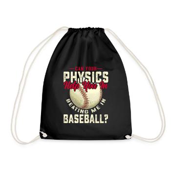 La physique peut-elle m’aider à me lancer dans le baseball? - Sac de sport léger - noir - Devant