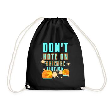 Science fiction - Drawstring Bag - black - Front