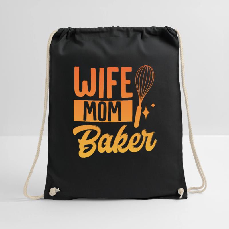 Bäcker Mama Mutter Backen Ehefrau Mama Bäcker Mutt Turnbeutel