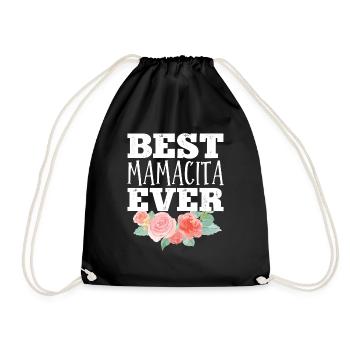 Mexican Mama Mama Mother's Day Cinco de Ma - Drawstring Bag - black - Front