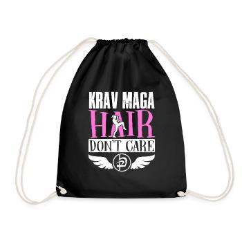 Krav Maga Apparel Israeli Self - Drawstring Bag - black - Front