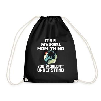 Pickleball Maman chose que tu ne comprendrais pas - Sac de sport léger - noir - Devant