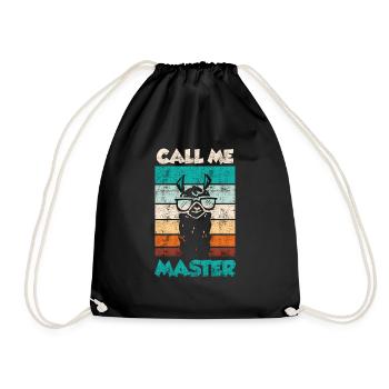 Call me Master 2023 - Drawstring Bag - black - Front
