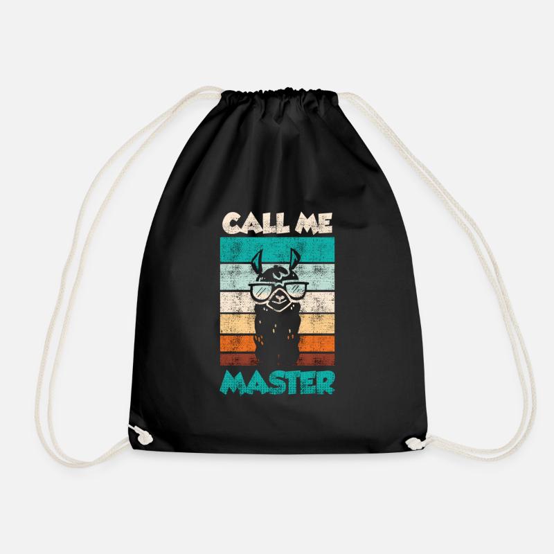 Call me Master 2023 - Turnbeutel - Schwarz