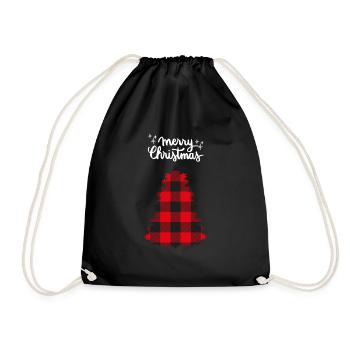 Joyeux Noël Drôle de Chemise de Noël - Sac de sport léger - noir - Devant