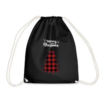 Joyeux Noël Drôle de Chemise de Noël - Sac de sport léger - noir - Devant