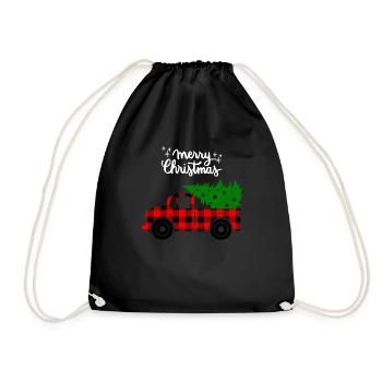 Joyeux Noël Drôle de Chemise de Noël - Sac de sport léger - noir - Devant