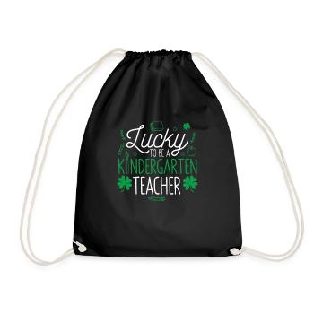 Chanceux d’être enseignant à la maternelle St. Patrick’s - Sac de sport léger - noir - Devant