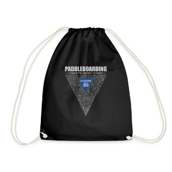 Awesome since 1980. Stand up for your right to - Drawstring Bag - black - Front