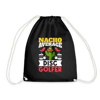 Cinco de Mayo Nacho Average Disc Golfer Mexikanisc - Turnbeutel - Schwarz - Vorne