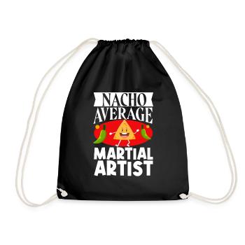 Cinco de Mayo Nacho Average Martial Artist Mexikani - Drawstring Bag - black - Front