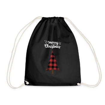 Joyeux Noël Drôle de Chemise de Noël - Sac de sport léger - noir - Devant