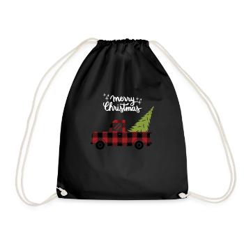 Joyeux Noël Drôle de Chemise de Noël - Sac de sport léger - noir - Devant