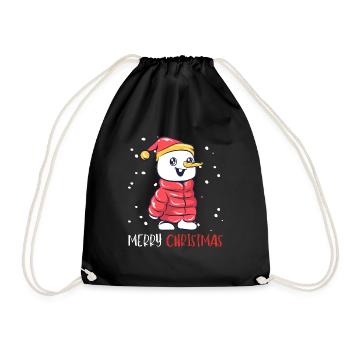 Joyeux Noël Drôle de Chemise de Noël - Sac de sport léger - noir - Devant