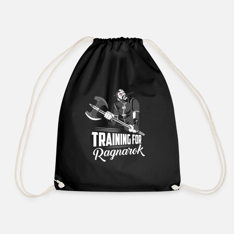 Training For Ragnarok Viking Norse - Turnbeutel - Schwarz