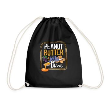 Temps de gelée de beurre de cacahuète - Sac de sport léger - noir - Devant