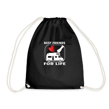 Camper Gift Idea Camping - Sac de sport léger - noir - Devant