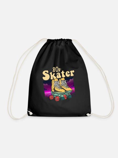 Inline Skater - Turnbeutel - Schwarz
