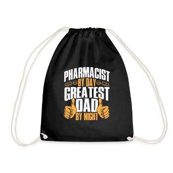 Pharmacien Papa Pharmacie Technicien en pharmacie Père - Sac de sport léger - noir - Devant
