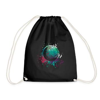 Splash Art Golf Balle de golf - Sac de sport léger - noir - Devant