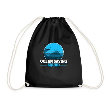 Marine Biologist Marine Biology - Drawstring Bag - black - Front