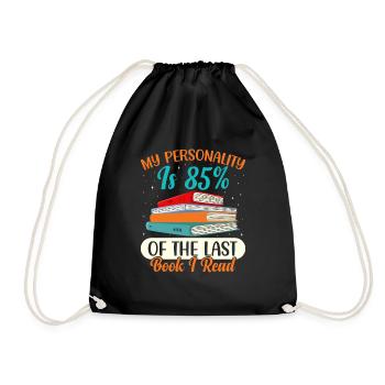 Ma personnalité se compose de 85% du - Sac de sport léger - noir - Devant
