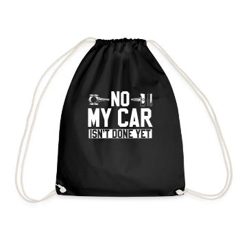 Non Ma voiture n’est pas encore terminée Atelier de mécanique automobile - Sac de sport léger - noir - Devant
