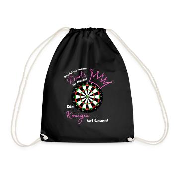 Bringt mir meine Darts - Turnbeutel - Schwarz - Vorne