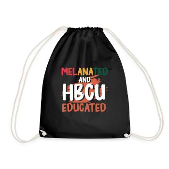 HBCU Clothing Historic Black College HBCU - Drawstring Bag - black - Front