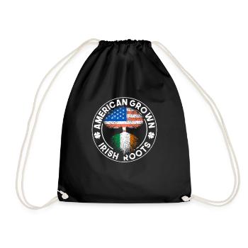 Racines irlandaises cultivées aux États-Unis Irlande - Sac de sport léger - noir - Devant