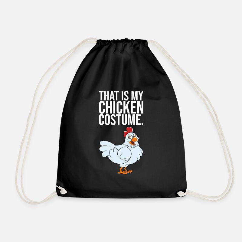 That Is My Chicken Costume - Turnbeutel - Schwarz
