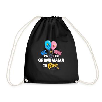 Il ou elle grand-mère à Bee meilleure grand-mère de tous les temps - Sac de sport léger - noir - Devant